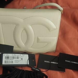 Dolce & Gabbana Cream Shoulder Bag LIKE NEW Dust Bags Included